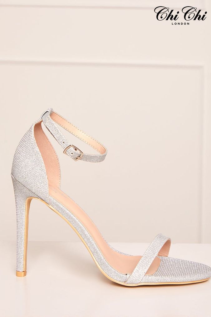 Buy Ankle Strapping High Sparkle Sandals Online Next UK