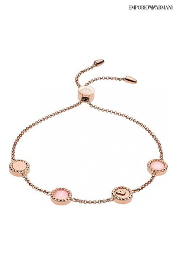 Emporio AKCESORIA Armani Ladies Pink Bracelet (C67559) | £99