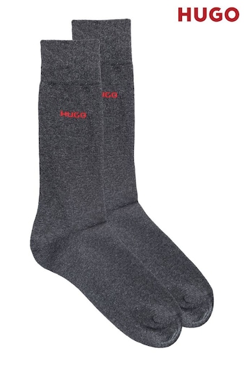 Cotton Blend Logo Socks 2 Pack (C67746) | £13