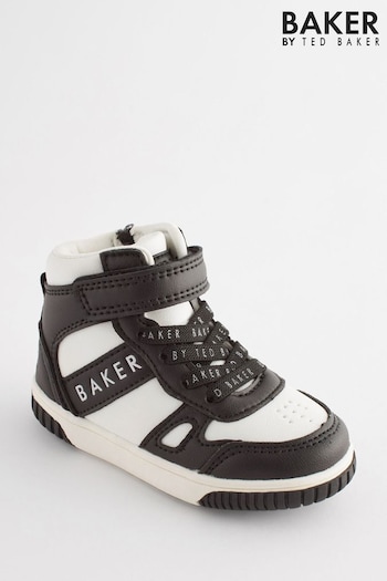 Baker by Ted Baker Boys Black Hi-Top Trainers (C67749) | £38