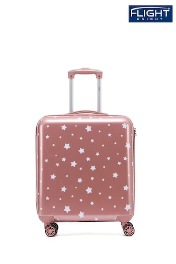 Flight Knight Medium Hardcase Printed Lightweight Check-In Suitcase With 4 Wheels (C67773) | £70