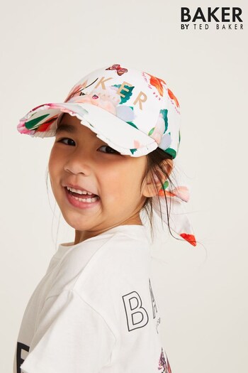 Baker by Ted Baker White Floral Print Cap (C67962) | £18