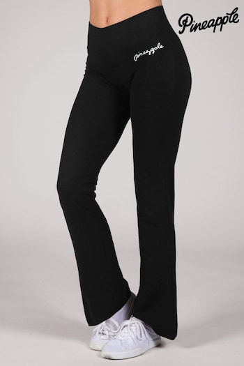 Pineapple Womens Bootcut Jersey Black Trousers (C68007) | £30