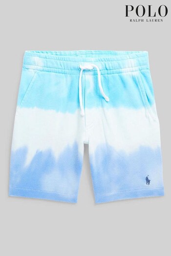 Polo Ralph Lauren Blue Tie Dye Logo Shorts (C68041) | £75 - £79