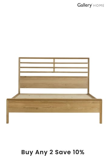 Gallery Home Natural Oak Columbia Wooden Bed (C68058) | £1,020