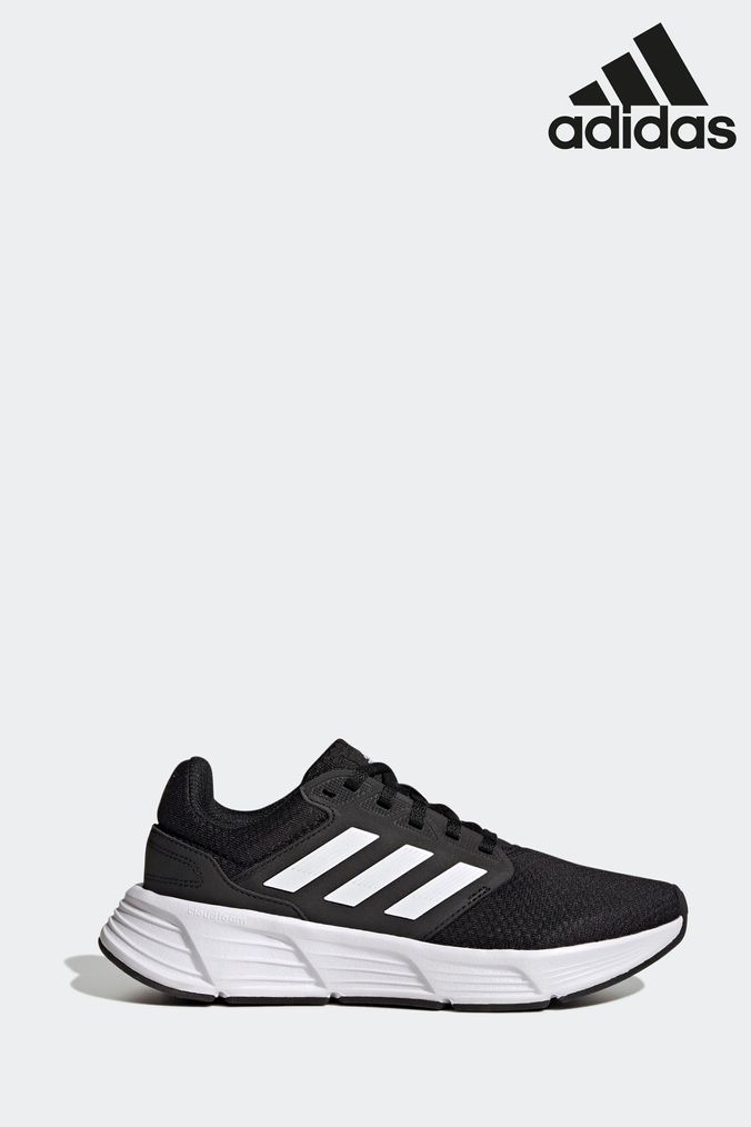 Ladies black and white adidas trainers cheap