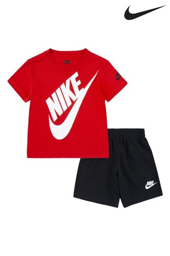 Nike Red Little Kids Shorts Set (C68212) | £32