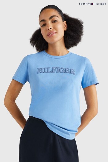 Tommy Hilfiger Blue Tonal T-Shirt (C68216) | £65