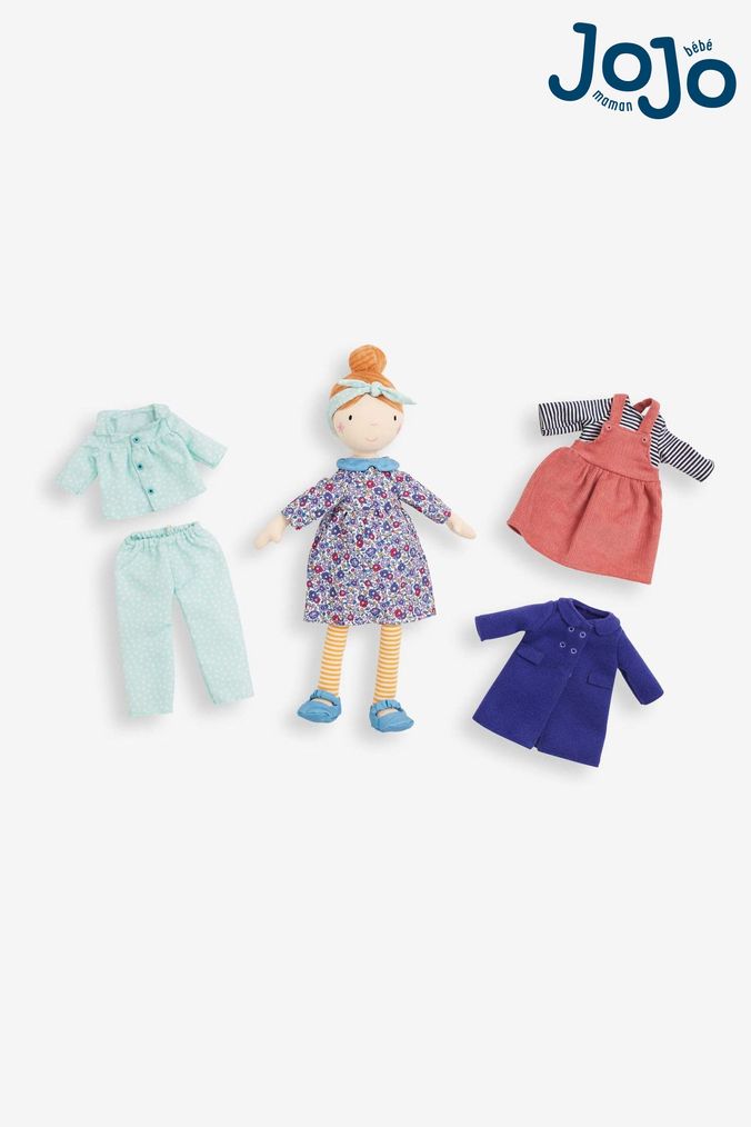 JoJo Maman Bébé Pink Camille Dress Up Ragdoll (C68411) | £38