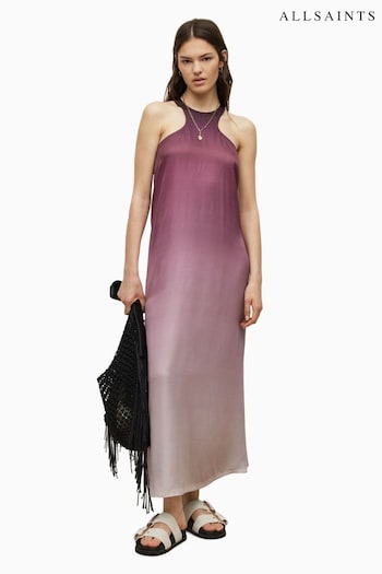 AllSaints Pink Verna Kai Dress (C68697) | £149