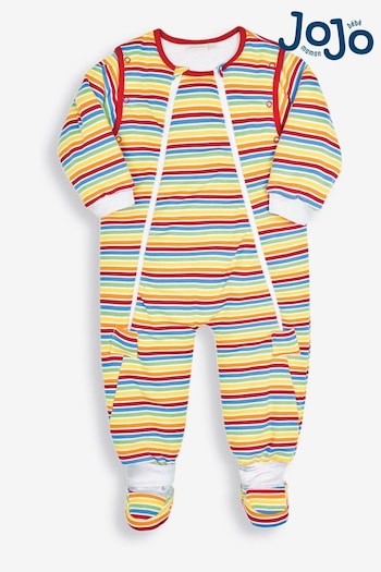 JoJo Maman Bébé Light Rainbow Stripe 2.5 Tog 2.5 Tog Sleep Snuggler (C68842) | £39.50