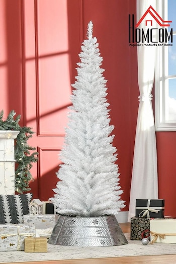 Homcom White 6ft White Artificial Christmas Tree (C69328) | £88