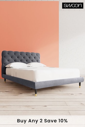 Swoon Smart Wool Anthracite Grey Burbage Bed (C69344) | £1,029 - £1,149
