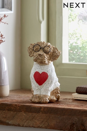 Natural Charlie the Cockapoo Dog Ornament (C69646) | £12