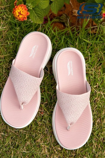 Skechers Pink Go Walk Weekender Womens Sandals (C70159) | £62