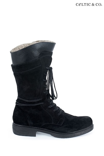 Celtic & Co. Woodsman Black Boots (C70160) | £215