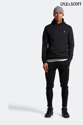 Lyle & Scott Black Fly Fleece Trackies (C70872) | £65