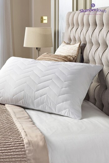 Slumberdown Luxury Cool Quilted Touch White Pillow (C71194) | £18