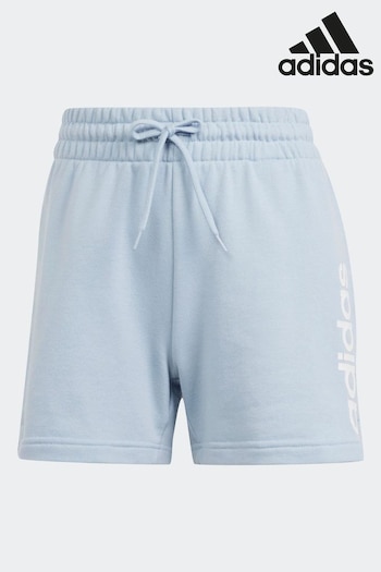 adidas Blue Sportswear Essentials Linear French Terry Shorts (C71280) | £23