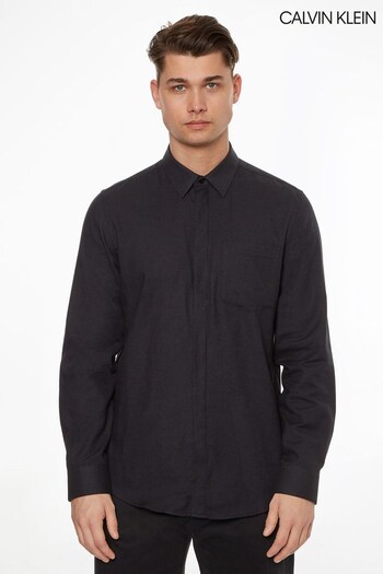 Calvin Klein Black Flannel Shirt (C71330) | £50