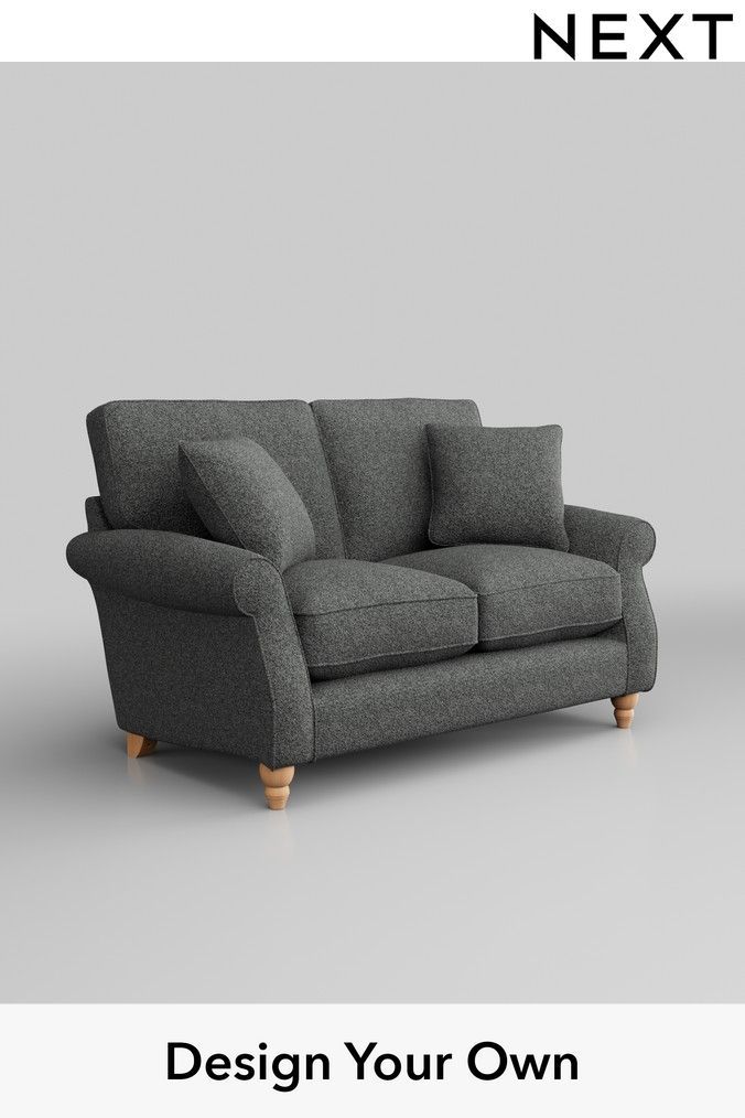 Grey velvet clearance sofa next
