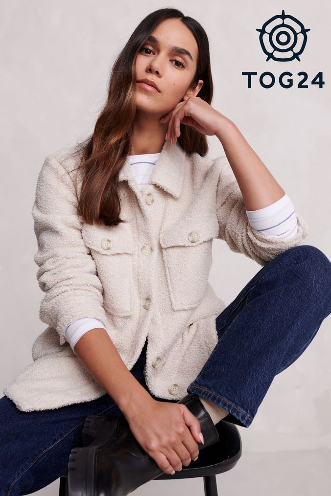 Ladies white casual jackets discount