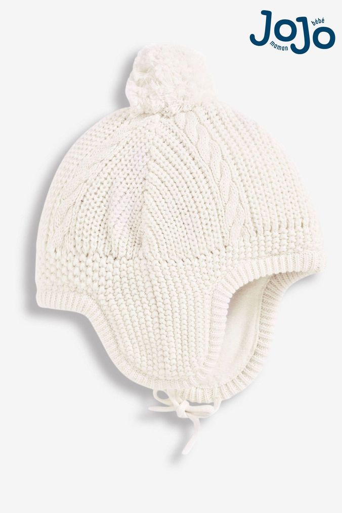 Buy Girls Cream Bobble Hats Online Next UK