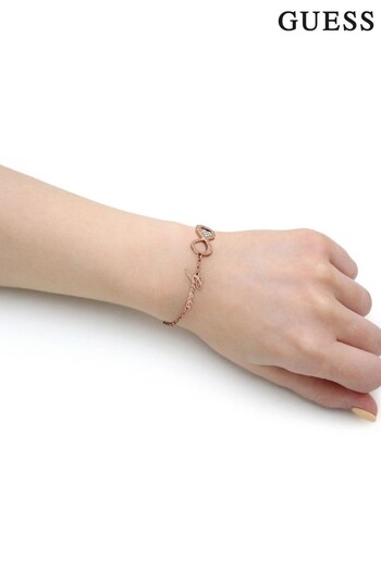 Guess Jewellery Ladies Pink Endless Love Bracelet (C71911) | £39