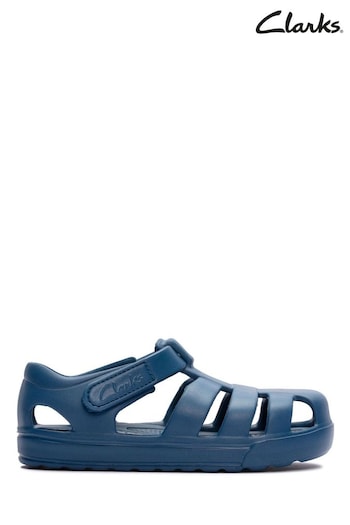 Clarks Blue Kids Jelly Fisherman Sandals (C71990) | £26