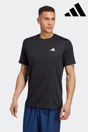 adidas Black PERFORMANCE Train Essentials Training T-Shirt (C72127) | £15