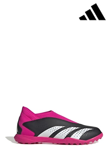 adidas Black Kids Predator Accuracy.3 Laceless Turf Boots (C72422) | £60