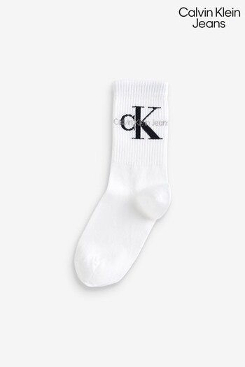 Calvin Klein Jeans Rib High Black Socks (C72444) | £9