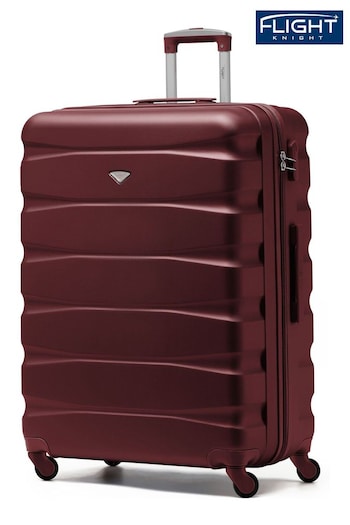 Flight Knight Large Hardcase Lightweight Check In Suitcase With 4 Wheels (C72868) | £80