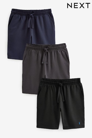 Navy Blue/Grey/Black Lightweight Shorts 3 Pack (C73106) | £39