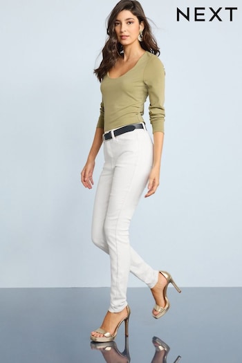 White Skinny Jeans Midi (C73232) | £26