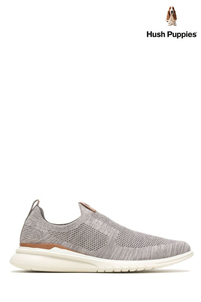 Buy Men s Hush Puppies Grey Shoes Online Next UK