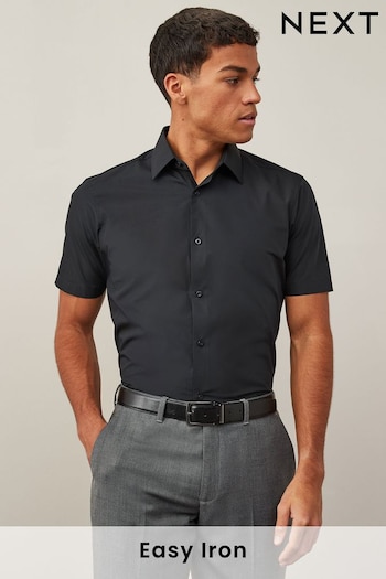 Black Regular Fit Easy Care Shirt (C73559) | £18