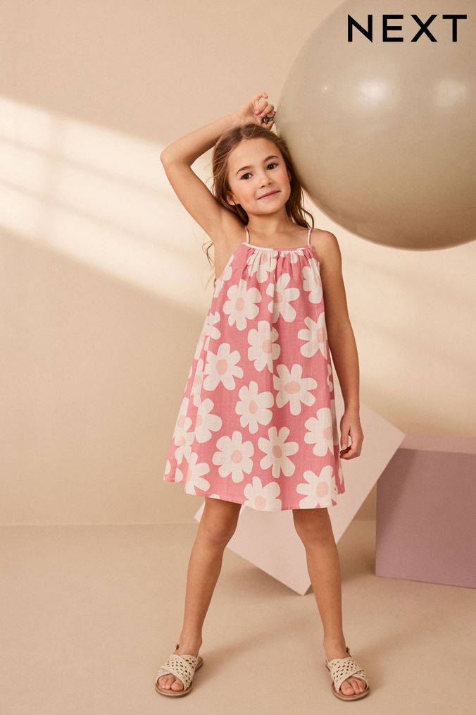 Girls Dresses Girls Denim Skater Party Dresses Next UK