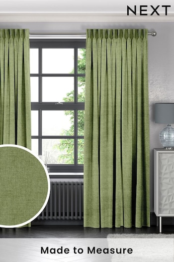 Apple Green Paso Made To Measure Curtains (C73757) | £61