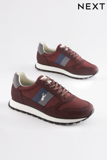 Burgundy Red Runner Style Trainers (C73779) | £40