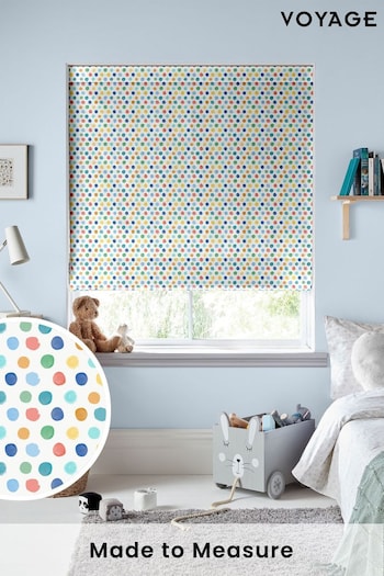 Voyage Primary Kids Dotty Made To Measure Roman Blind (C73948) | £84
