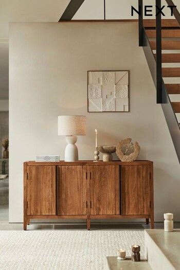 Natural Everett Everett Dark Mango Wood Large Sideboard (C74323) | £950