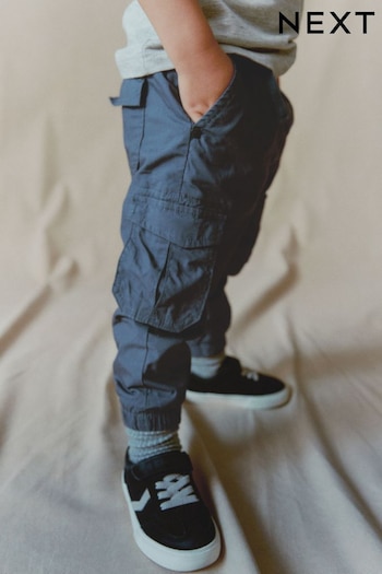Blue Lined Cargo Trousers (3mths-7yrs) (C74409) | £13 - £15