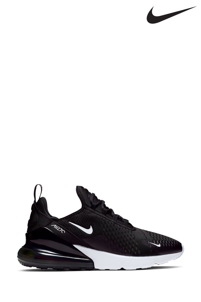 Nike Black/White Air Max 270 Trainers (C74470) | £145