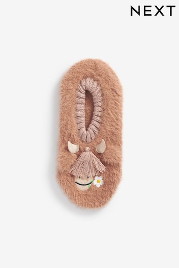 Brown A-Z Womens Brands Footsie Slippers 1 Pack (C74523) | £12