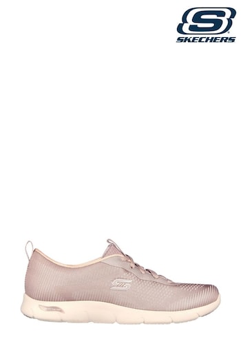Skechers Canyon Brown Arch Fit Refine Classy Doll Womens Trainers (C74723) | £87