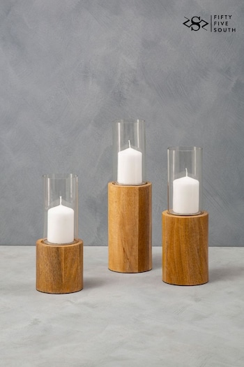 Fifty Five South Natural Hurricane Candle Holder (C74756) | £31