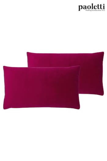 Riva Paoletti 2 Pack Pink Sunningdale Filled Cushions (C74768) | £21