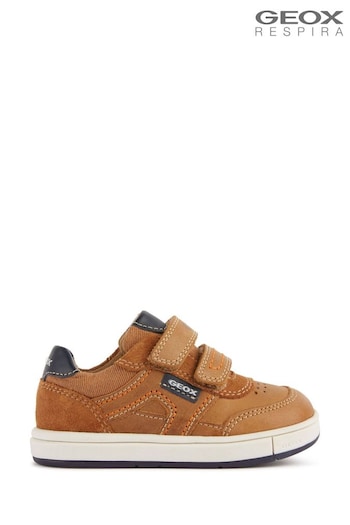 Geox Brown Trottola Trainers (C74998) | £50
