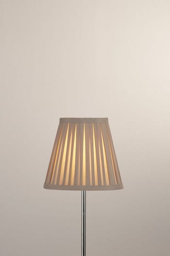 Searchlight Grey Belle Pleated Lamp Shade (C75098) | £15